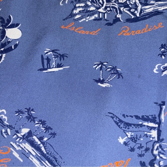 Vintage POLO SPORT‎ Ralph Lauren Paradise Hawaiian Button Down Rayon Shirt XXL - Picture 4 of 10